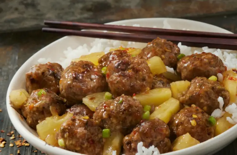 Meatball And Rice Recipe