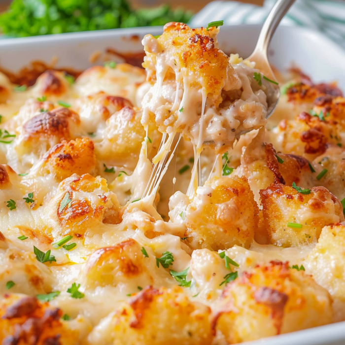 Cracked Out Chicken Tater Tot Casserole