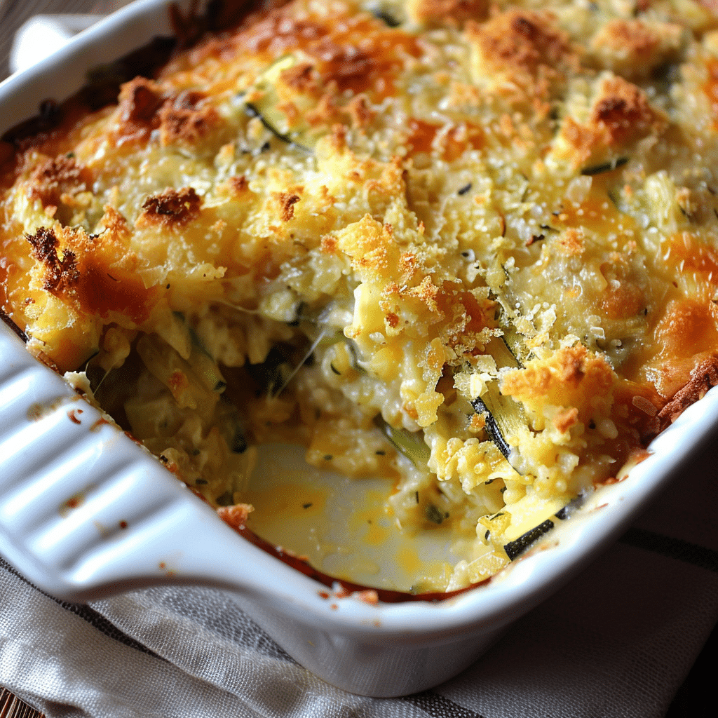 Easy Cheesy Zucchini Casserole 4295