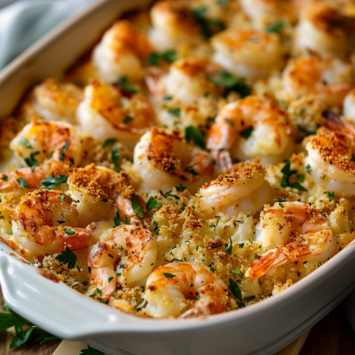 Baked Stuffed Shrimp Casserole