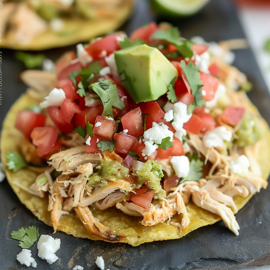 Chicken Tostadas