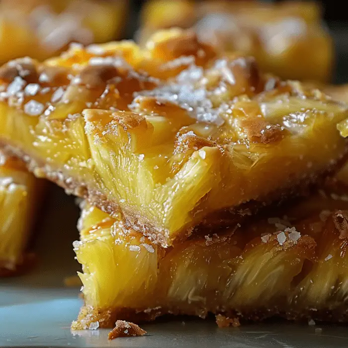 Pineapple Bliss Bars