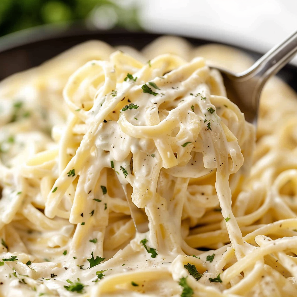 Copycat Olive Garden Fettuccine Alfredo Recipe