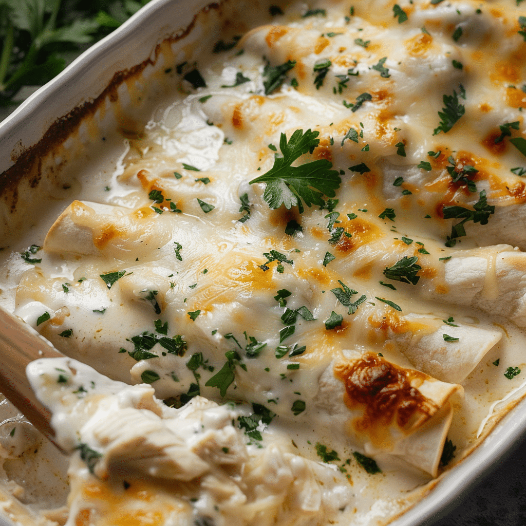 White Chicken Enchiladas 2543