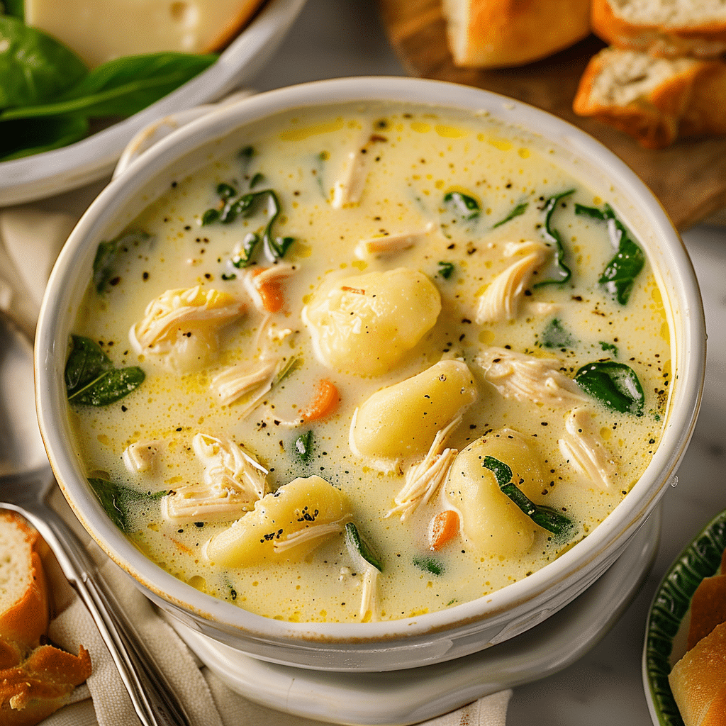 Olive Garden Chicken Gnocchi Soup