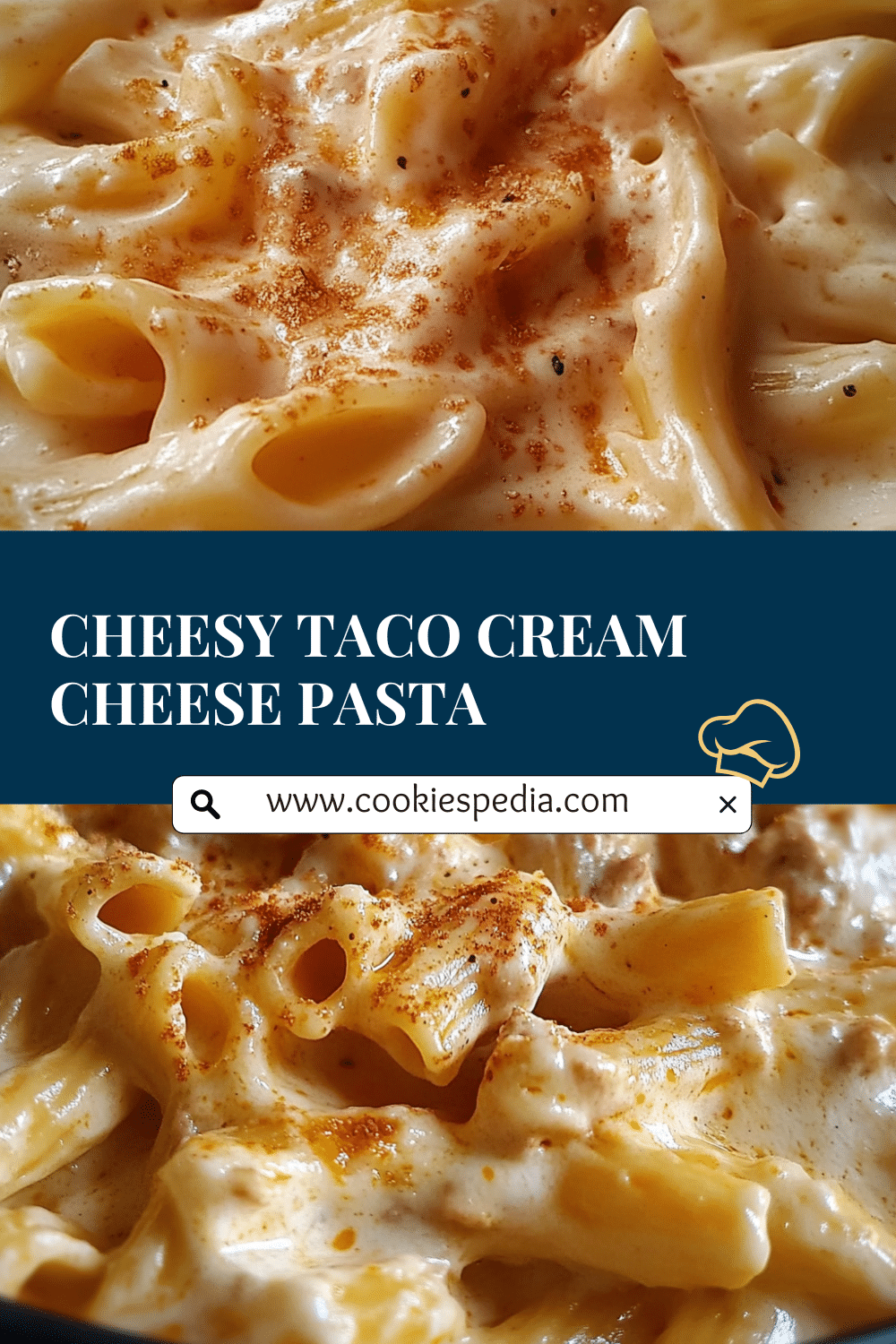 CHEESY TACO CREAM CHEESE PASTA