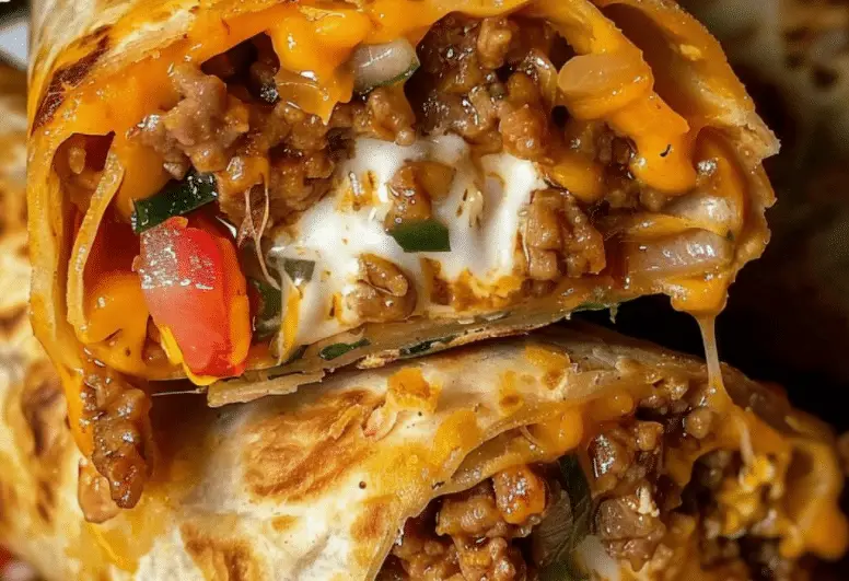 Nacho Cheese Beef Wrap