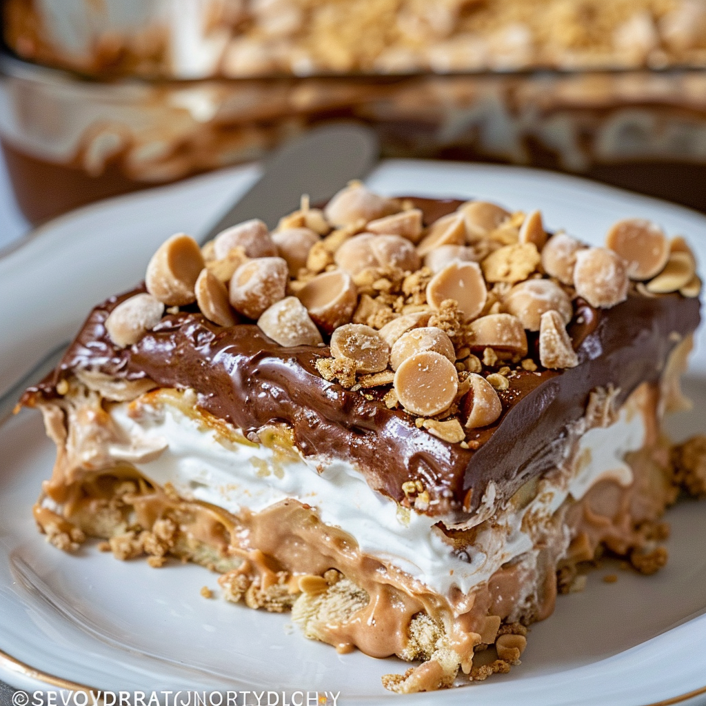 Peanut Butter Crunch Lasagna