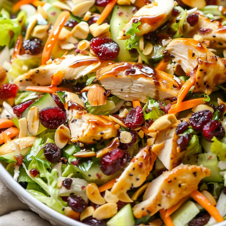 Asian Chicken Cranberry Salad