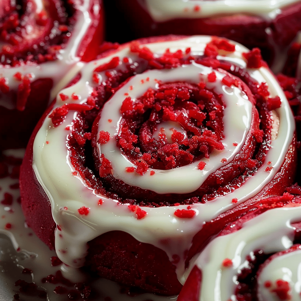 Red Velvet Cinnamon Rolls