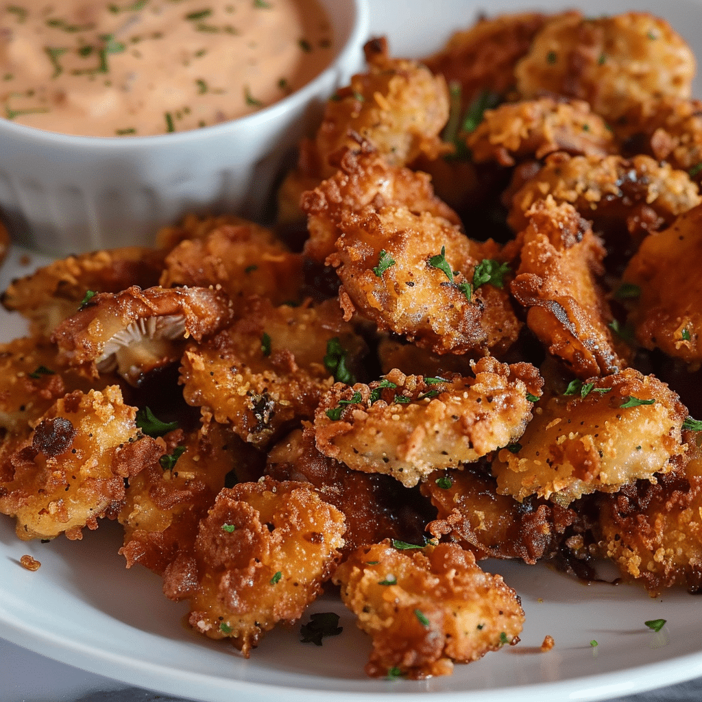 Crispy Fried Mushrooms Recipe