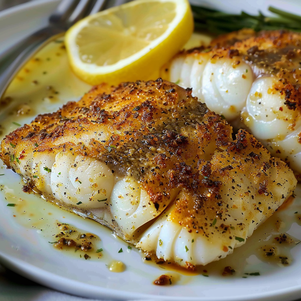 Lemon Pepper Baked Cod