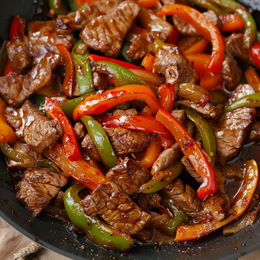 Steak and Pepper Stir Fry