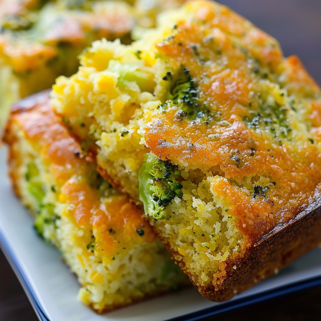 Cheesy Broccoli Cornbread