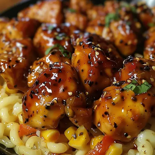 Sweet and Spicy Honey Pepper Chicken