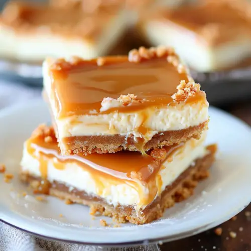 Caramel Cheesecake Bars