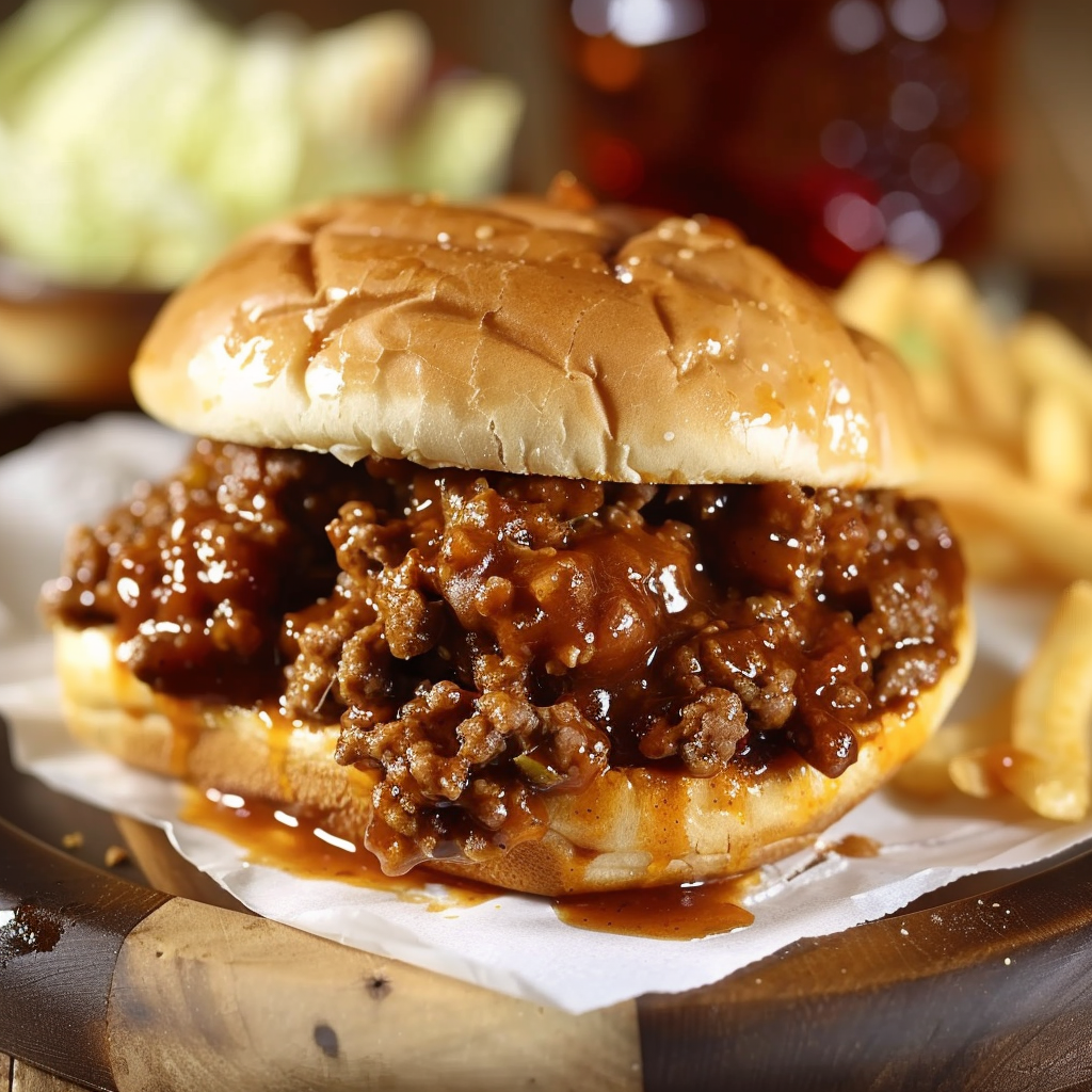 Dr. Pepper Barbecue Sloppy Joes