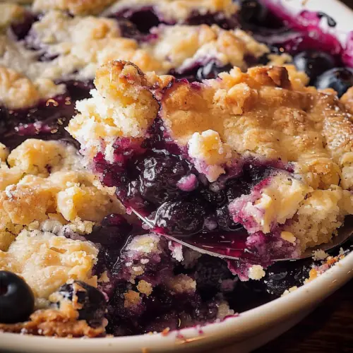 Irresistible Blueberry Cobbler Delight