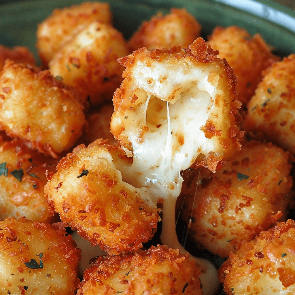 EASY FRIED CHEESE BITES