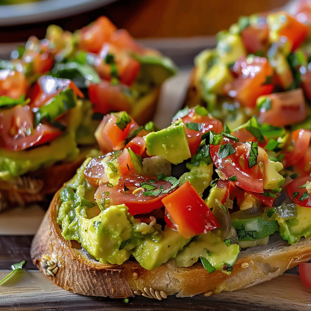 Pink Smashed Avocado Smashed Avocado Bruschetta