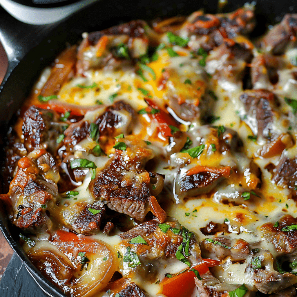 Steak and Cheese Skillet Best cheese for steak and cheese