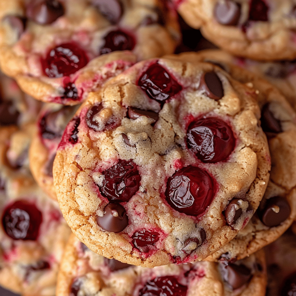 Maraschino Cherry Chocolate Chip Cookies 9332