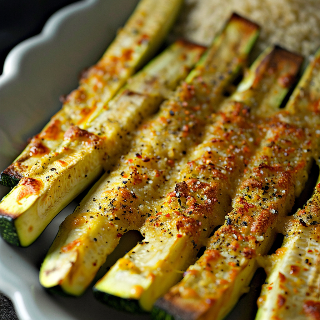 Baked Zucchini Spears