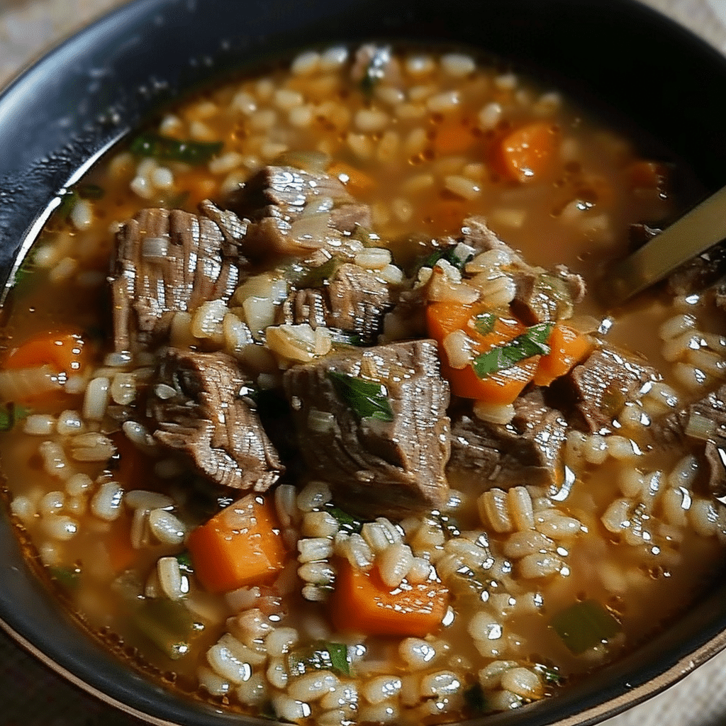 Beef & Barley Soup