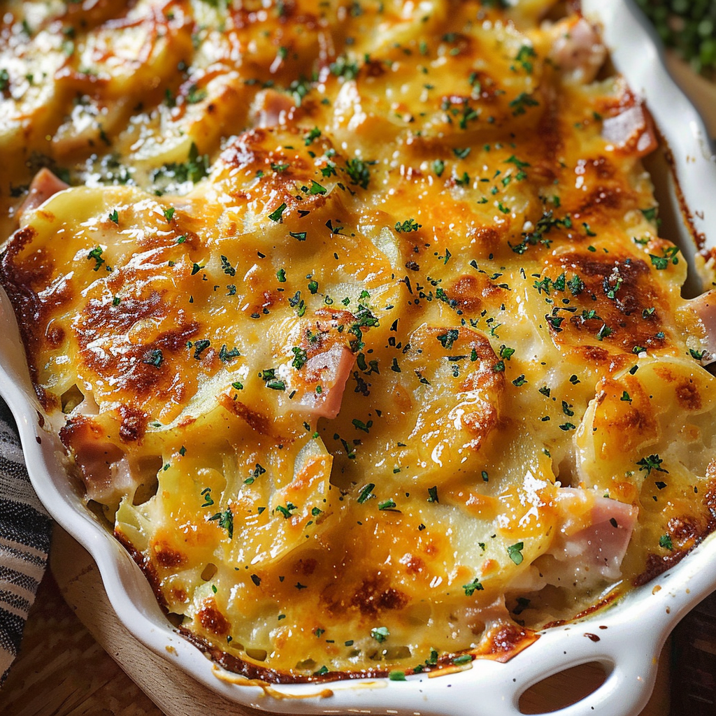 Scalloped Potatoes and Ham