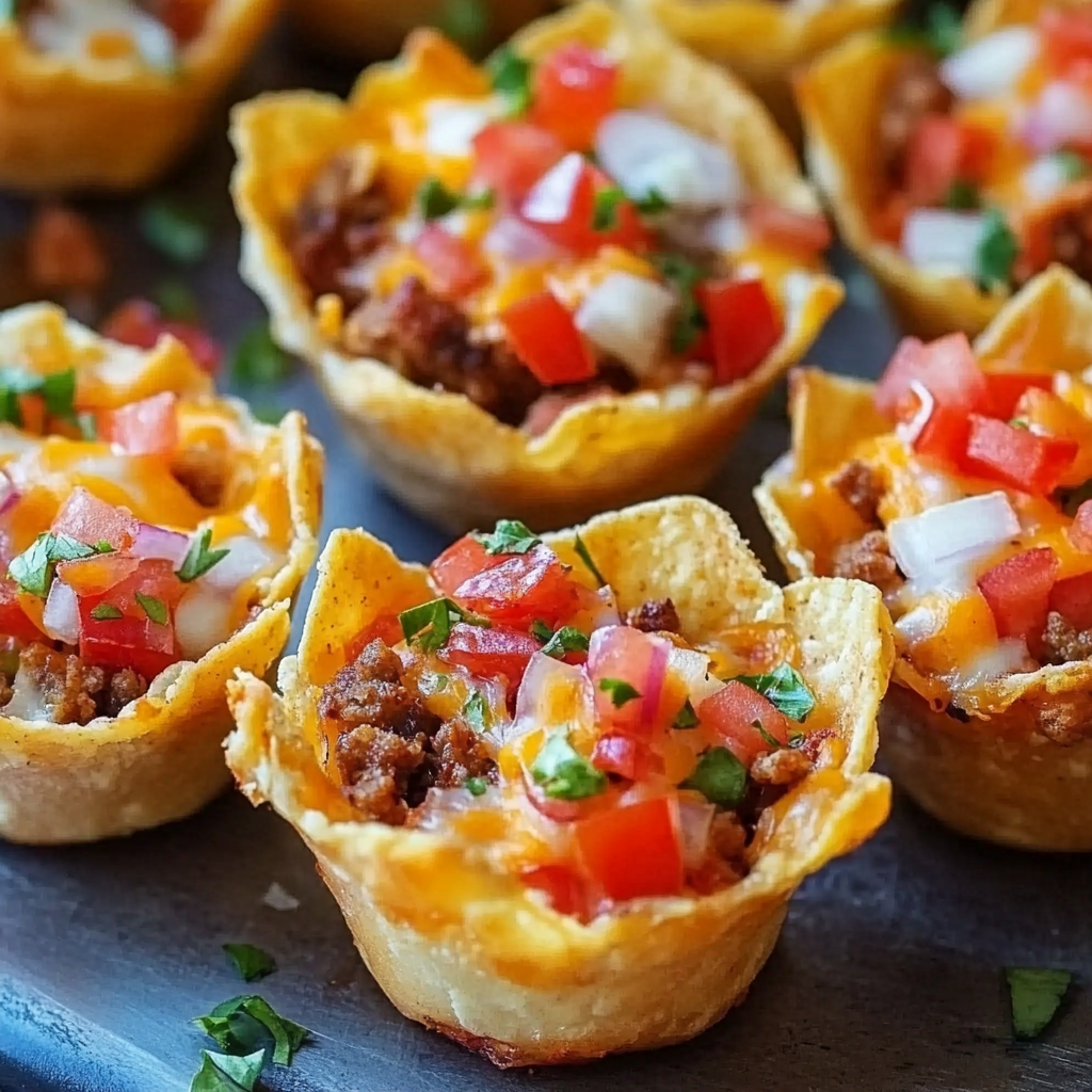 Crunchy Taco Cups