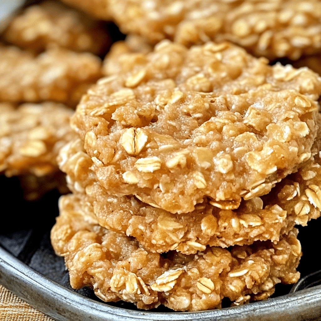 No Bake Oatmeal Scotchies