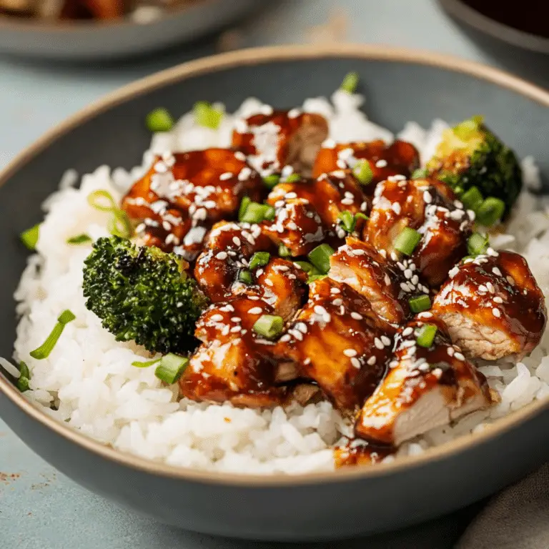 Sticky Chicken Rice Sticky Chicken Rice Bowls Recipe