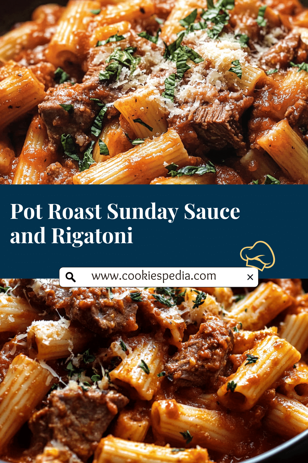Pot Roast Sunday Sauce and Rigatoni
