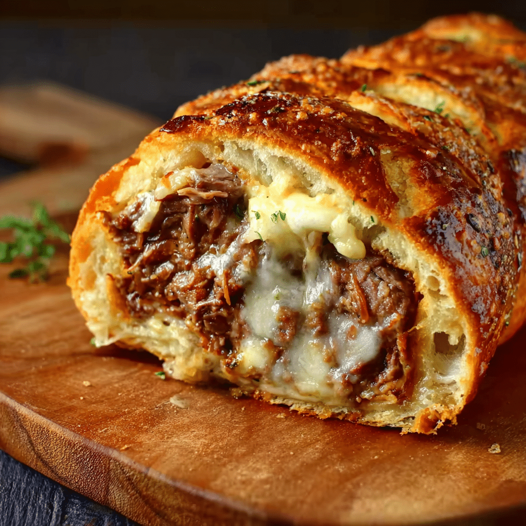 Steak Stuffed French Bread